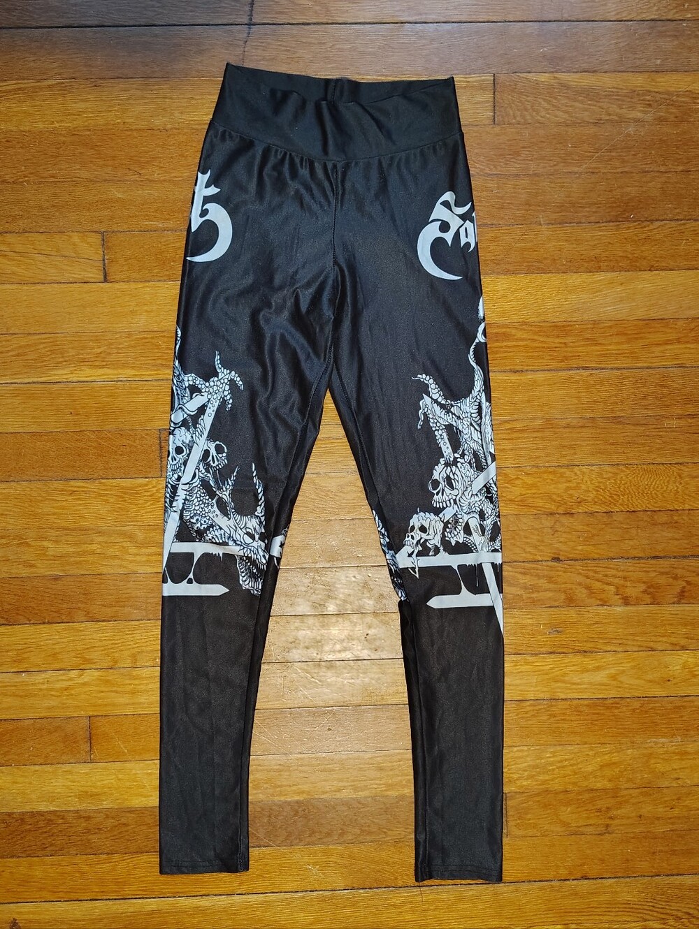 Sabbat Japan Women’s Small Leggings Heavy Metal Band Merch 80s Black Metal